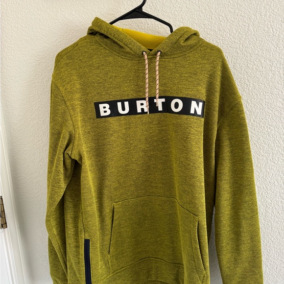 Burton VTG  90’s Y2K Men's Keef Heather color with French Terry fleece Hoodie - Picture 2 of 6